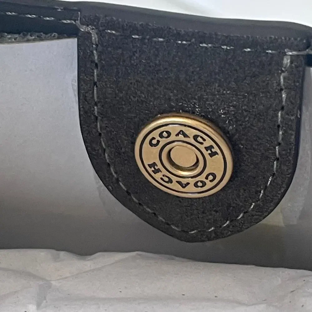 Coach Brooklyn 39 Shoulder Bag Olive Suede Leather Hobo Brass CW636